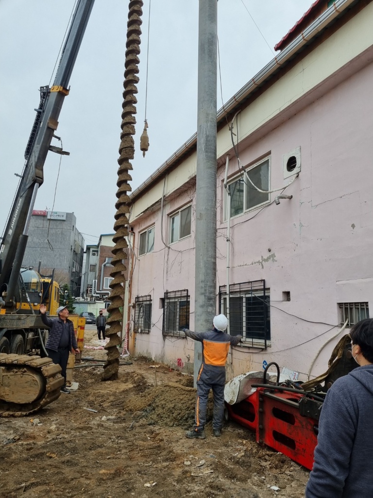 백암리 374-8 파일공사